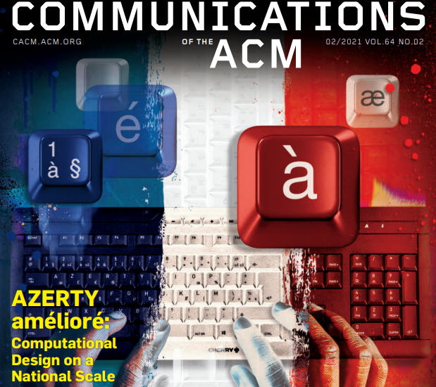 Cover page of CACM magazine